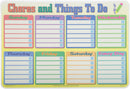 Painless Learning Calendar/Chores Laminated Placemat