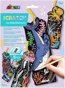 Avenir Scratch Art Sea Animals Bookmarks