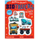 Balloon Stickers Big Trucks Activity Books