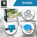 Slackers Zipline Nighthawk 70FT With Spring Brake