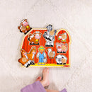 Melissa & Doug Jumbo Peg Puzzle Farm Friends