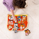 Melissa & Doug Jumbo Peg Puzzle Farm Friends