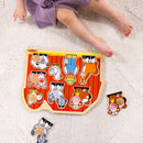 Melissa & Doug Jumbo Peg Puzzle Farm Friends