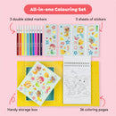 Tiger Tribe Neon Mermaid Colouring Set