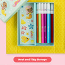 Tiger Tribe Neon Mermaid Colouring Set