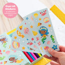 Tiger Tribe Neon Mermaid Colouring Set