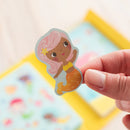 Tiger Tribe Neon Mermaid Colouring Set