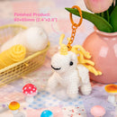 Avenir Crochet Key Ring Kit Curly Unicorn