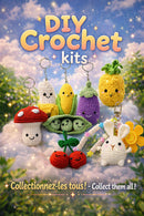 Corn-Cob DIY Crochet Key Ring Kit