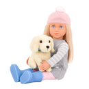 Our Generation Doll Meagan & the Golden Golden Retriever