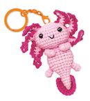 Avenir Crochet Key Ring Kit Love Axolotl