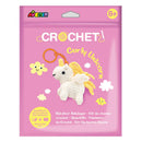 Avenir Crochet Key Ring Kit Curly Unicorn