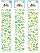 Woody's Stickers, Frogs On A Rainy Day