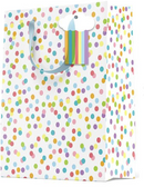 Gift Bag Rainbow Dots Medium