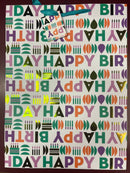 Gift Bag Happy Birthday Cake And Candles