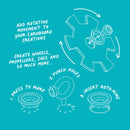 Makedo Tools For Kids, For Cardboard Roto Rings