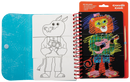 Crocodile Creek Mix And Match Scratch Art Colouring Flip Book Animals
