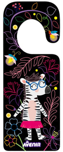 Avenir Scratch Art Animal Door Hangers