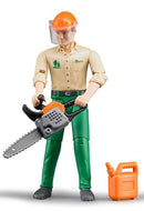 Bruder Logging Man With  Accessories