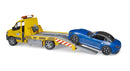 Bruder Sprinter Car Transporter With Roadster and Light And Sound Module 02675