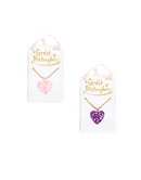 Great Pretenders Glitter Heart Necklace