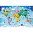 Cobble Hill 48 Piece Floor Puzzle Map Of The World