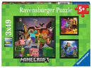 Ravensburger 3 X 49 Piece Puzzles Minecraft Biomes