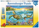 Ravensburger 100 Piece Puzzle Swim With Sea Turtles