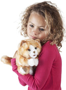 Folkmanis Orange Tabby Cat Kitten Puppet