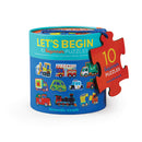 Crocodile Creek Let's Begin 2 Piece Puzzle Vehicles