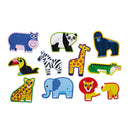 Crocodile Creek Let's Begin 2 Piece Puzzle Jungle
