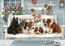 Cobble Hill 35 Piece Tray Puzzle Porch Swing Buddies