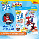 Crayola Colour Wonder Mess-Free Metallic Paper & Markers Kit, Spidey & Friends