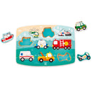 Hape Emergency Vehicles Peg Puzzle