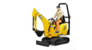 Bruder JCB Micro Excavator 8010 CTS With Construction Worker